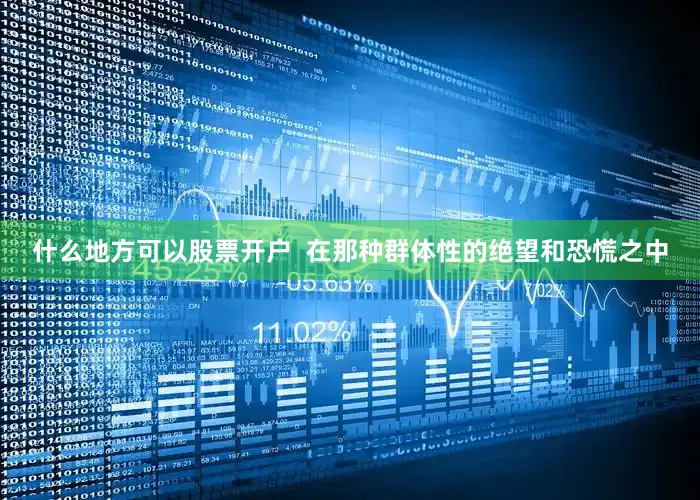 什么地方可以股票开户  在那种群体性的绝望和恐慌之中